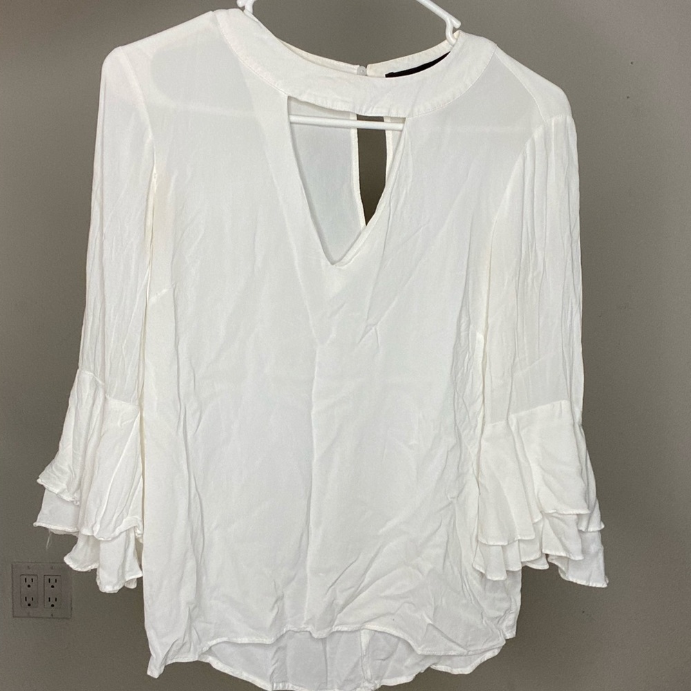 Zara Keyhole Blouse